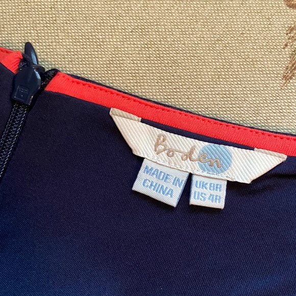 NWOT Boden Knit Dress, 2/4, Dark Blue - Picture 3 of 8